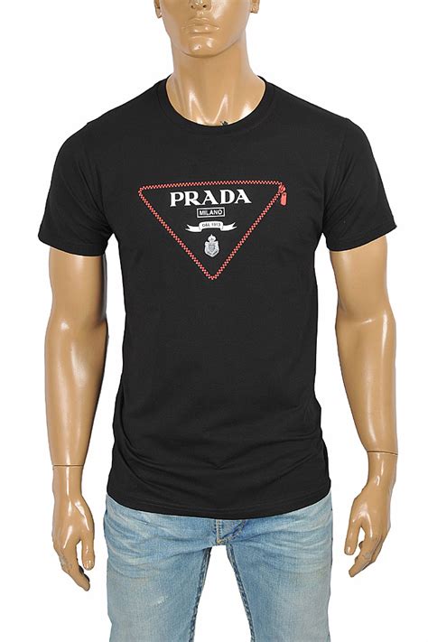 black prada t shirt mens|prada men' s t shirts.